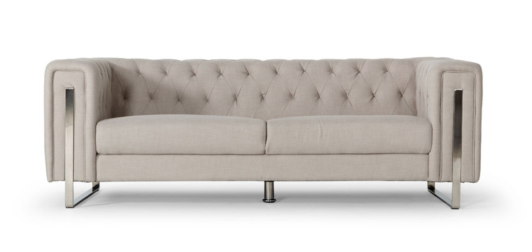 VIG Furniture VGMBMB-1406-S Divani Casa Salvia - Modern Beige Sofa