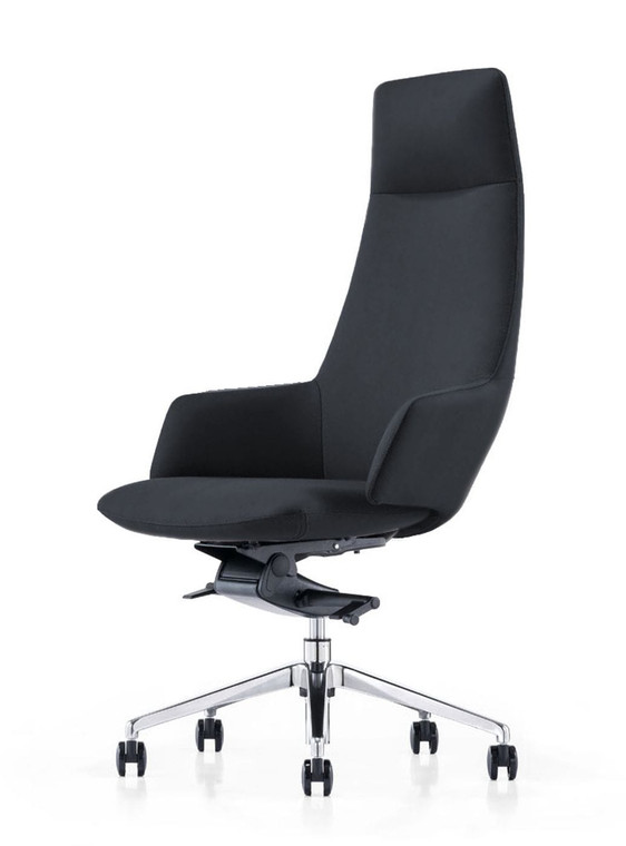 VIG Furniture VGFUA1719-BLK-OC Modrest Gates - Modern Black High Back Executive Office Chair