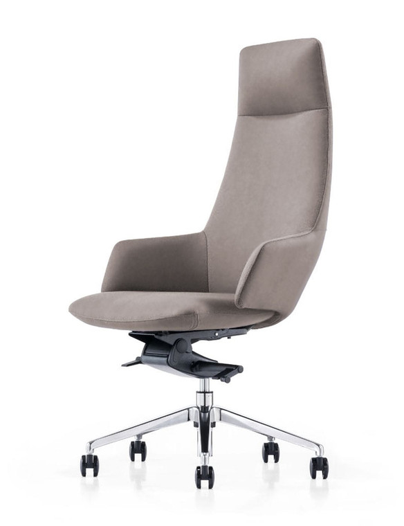 VIG Furniture VGFUA1719-GRY-OC Modrest Gates - Modern Grey High Back Executive Office Chair