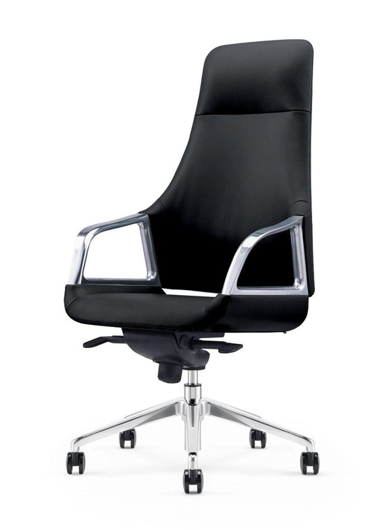 VIG Furniture VGFUA1902-BLK-OC Modrest Merlo - Modern Black High Back Executive Office Chair