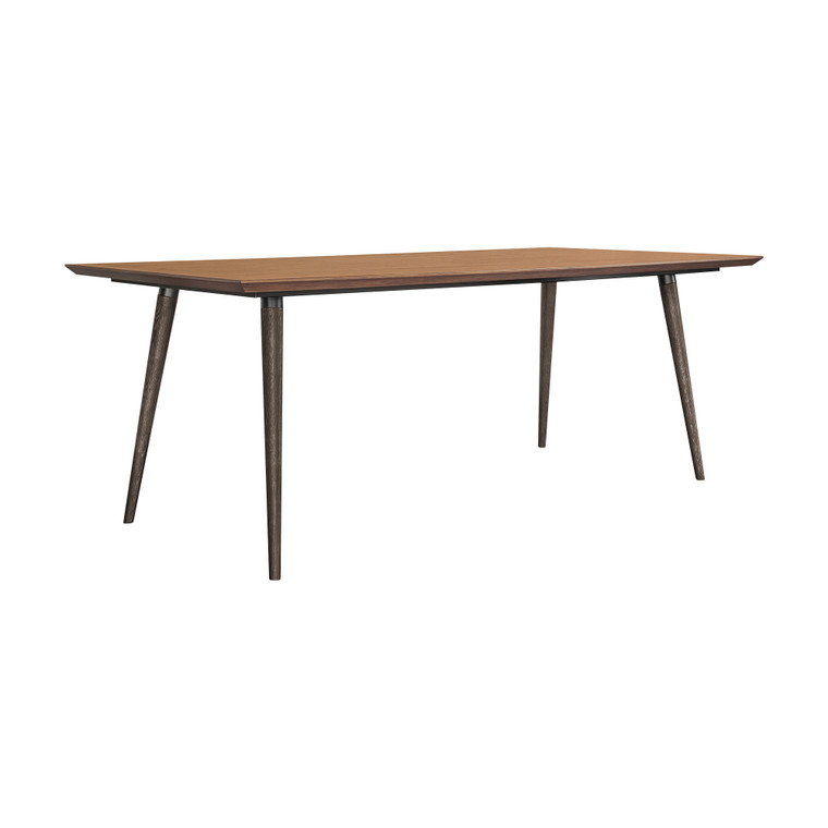 Coco Rustic Oak Wood Dining Table In Balsamico LCCODIBAL By Armen