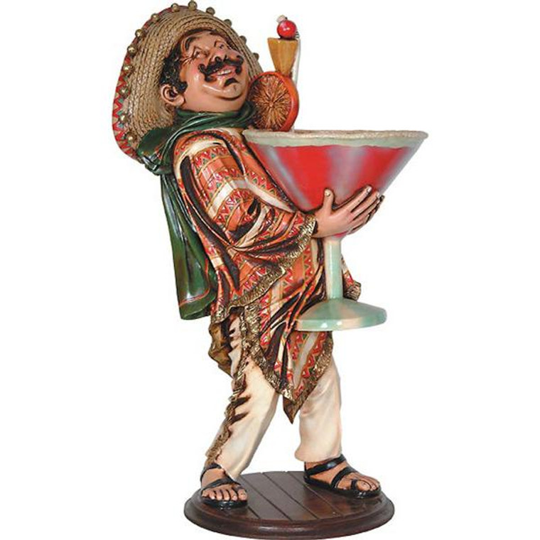 AFD Home Mexican Cocktail Waiter Statue 10156738