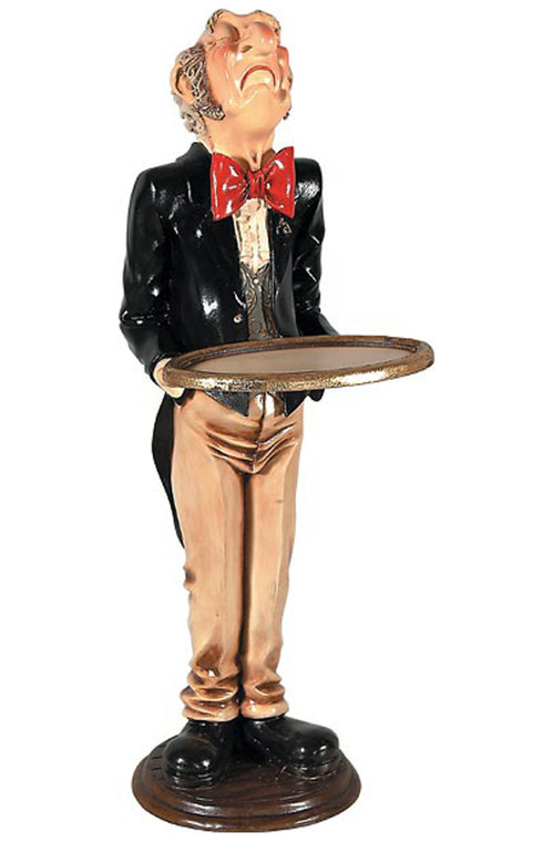 AFD Home Connoisseur Waiter Statue/ Butler Statue 10286401