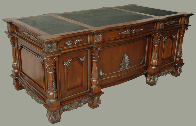 AFD Home Monarch Mahogny Executive Desk 11126750