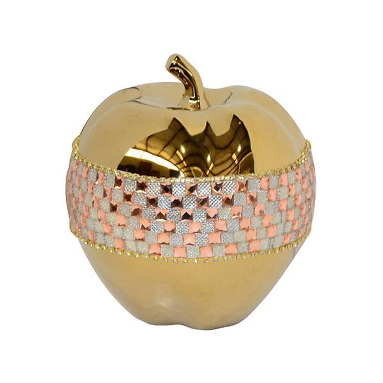 AFD Home Rose Crystal & Decorative Gold Apple 11188088