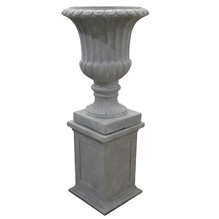 AFD Home Greystone Urn On Pedestal 11190268