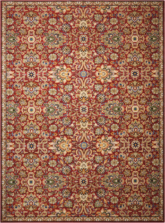 Nourison Timeless TLESS TML17 Red 6' x 8' Area Rug