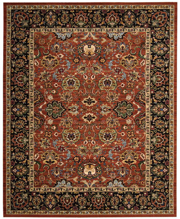 Nourison Timeless TLESS TML20 Persimmon 6' x 8' Area Rug