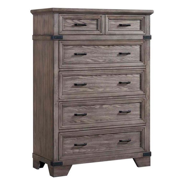 Forge 6 Drawer Standard Chest FG-BR-4906-STE-C By Intercon