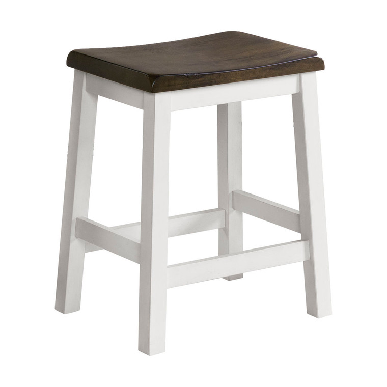 Kona 24 Backless Barstool KA-BS-35W-GWH-K24 By Intercon