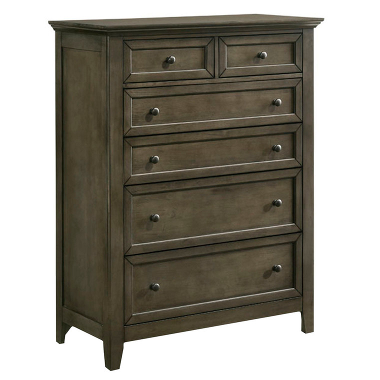 San Mateo 6 Drawer Standard Chest SM-BR-8806-GRY-C By Intercon