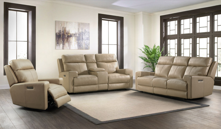 Solana Dual Power Reclining Sofa SO-SF-387DPR-MO2-C By Intercon