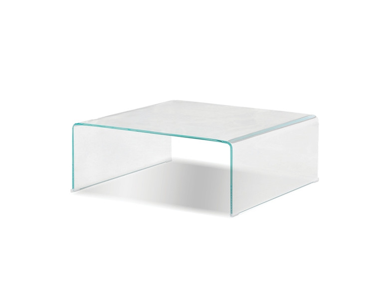 Mobital Coffee Table Glacier Square, Super Clear Glass