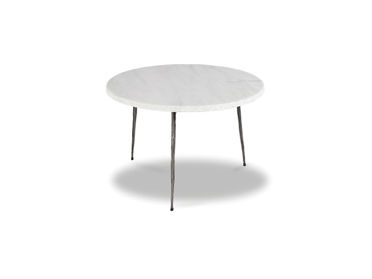 Mobital End Table Kaii White Marble - Low