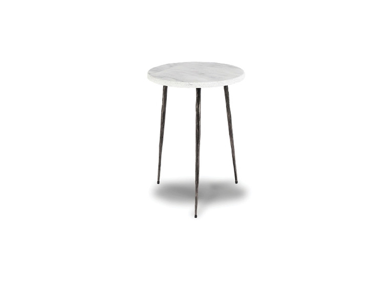 Mobital End Table Kaii White Marble - Tall