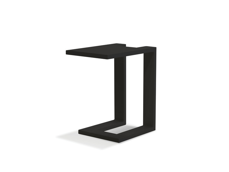 Mobital End Table Ambleside Black Aluminum Frame