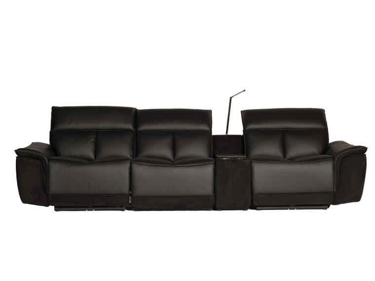 Mobital Sectional LSF Chaise Mod Black Tweed 3 Piece