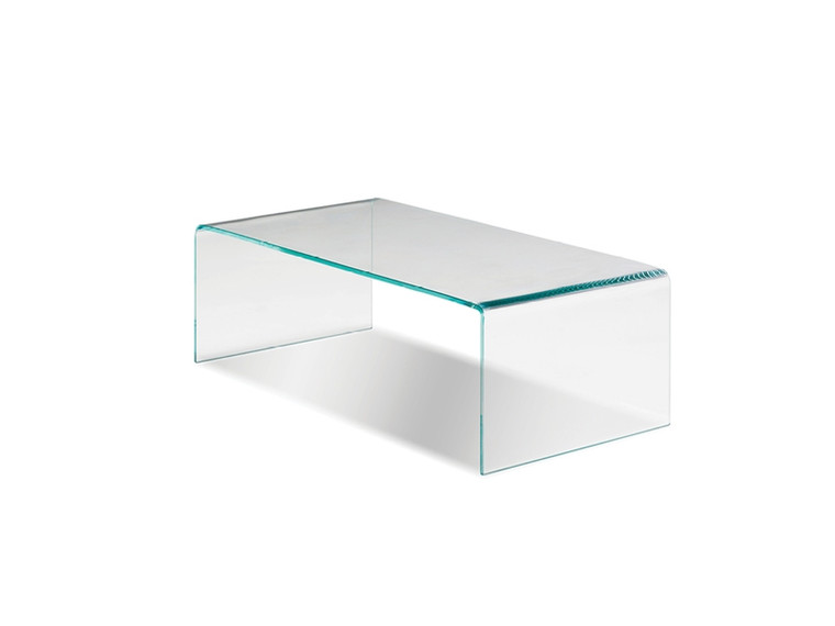 Mobital Coffee Table Glacier Rectangular Super Clear Glass
