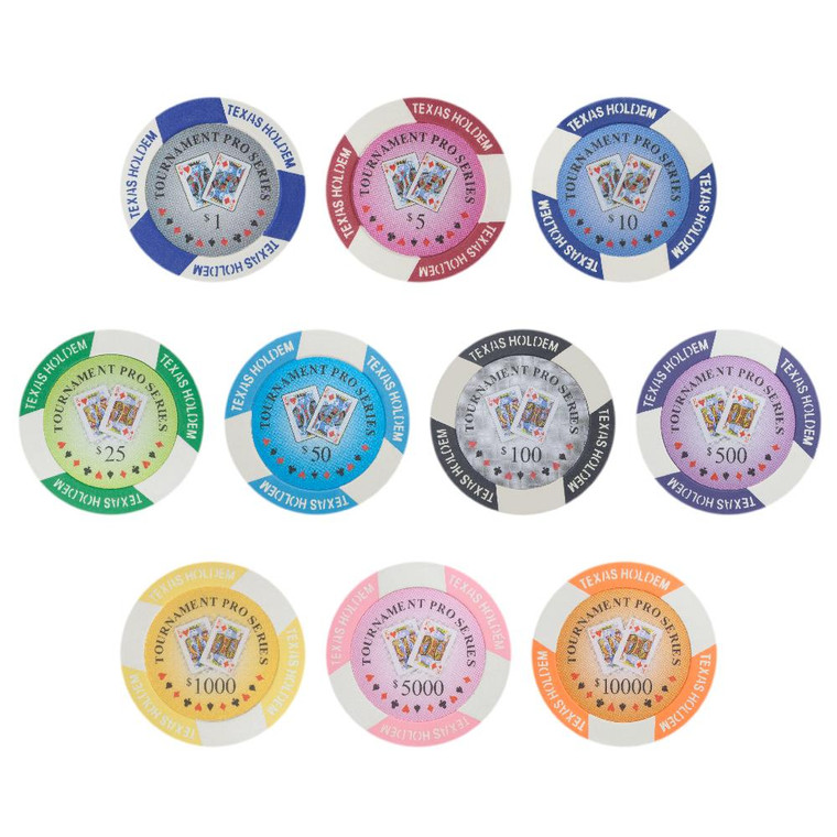 Tournament Pro 11.5 Gram Poker Chip Sample CPTP-SAMPLE By Brybelly