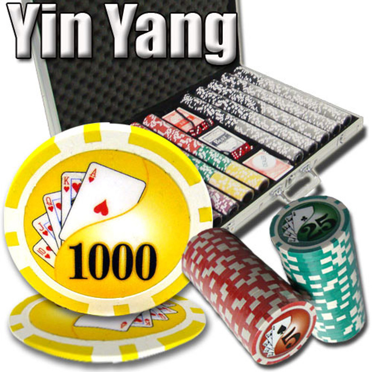 1,000 Ct - Custom Breakout - Yin Yang 13.5 G - Aluminum CSYY-1000ALC By Brybelly