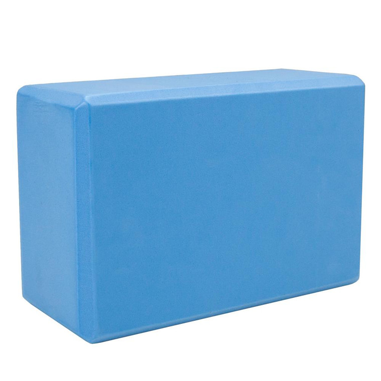 Large High Density Blue Foam Yoga Block 9 X 6 X 4 SYOG-202 By Brybelly