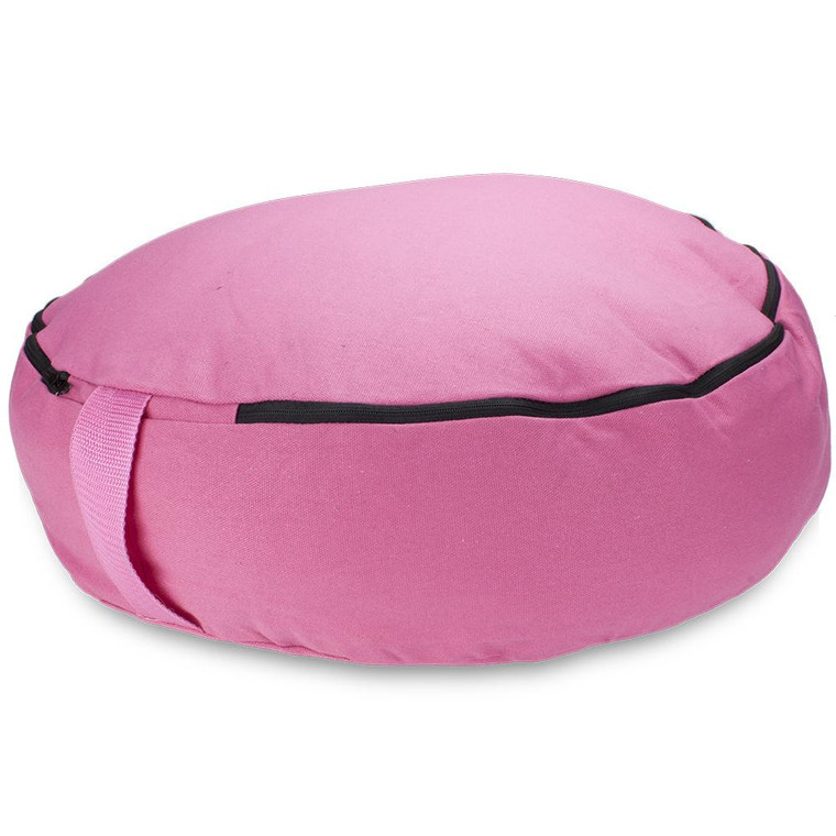 Pink 18" Round Zafu Meditation Cushion SYOG-552 By Brybelly