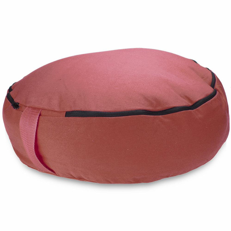 Red 18" Round Zafu Meditation Cushion SYOG-554 By Brybelly