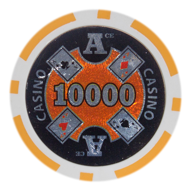 Roll Of 25 - Ace Casino 14 Gram - $10000 CPAC-$10000*25 By Brybelly