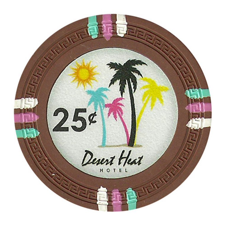 Roll Of 25 - Desert Heat 13.5 Gram - .25&Cent; (Cent) CPDH-25c*25 By Brybelly