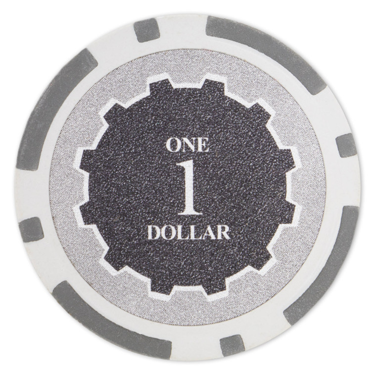 Roll Of 25 - Eclipse 14 Gram Poker Chips - $1 CPEC-$1*25 By Brybelly
