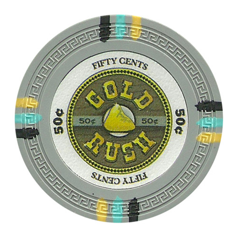 Roll Of 25 - Gold Rush 13.5 Gram - .50&Cent; (Cent) CPGR-50c*25 By Brybelly
