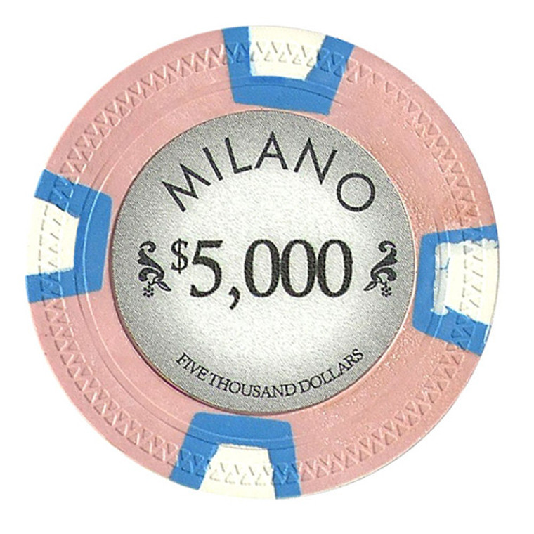 Roll Of 25 - Milano 10 Gram Clay - $5000 CPML-$5000*25 By Brybelly