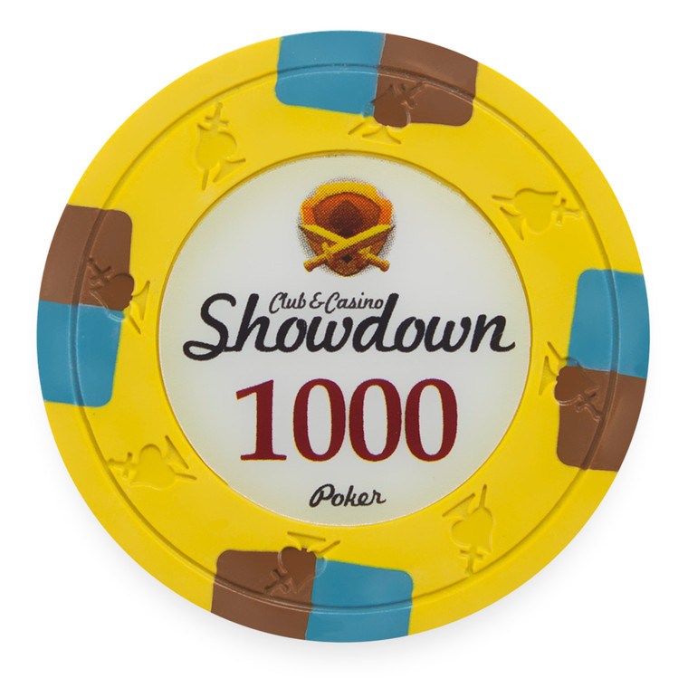 Showdown 13.5 Gram, $1,000, Roll Of 25 CPSD-$1000*25 By Brybelly