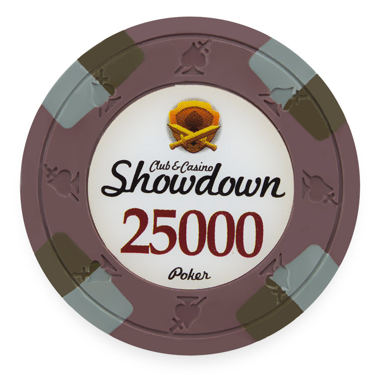 Showdown 13.5 Gram, $25,000, Roll Of 25 CPSD-$25000*25 By Brybelly