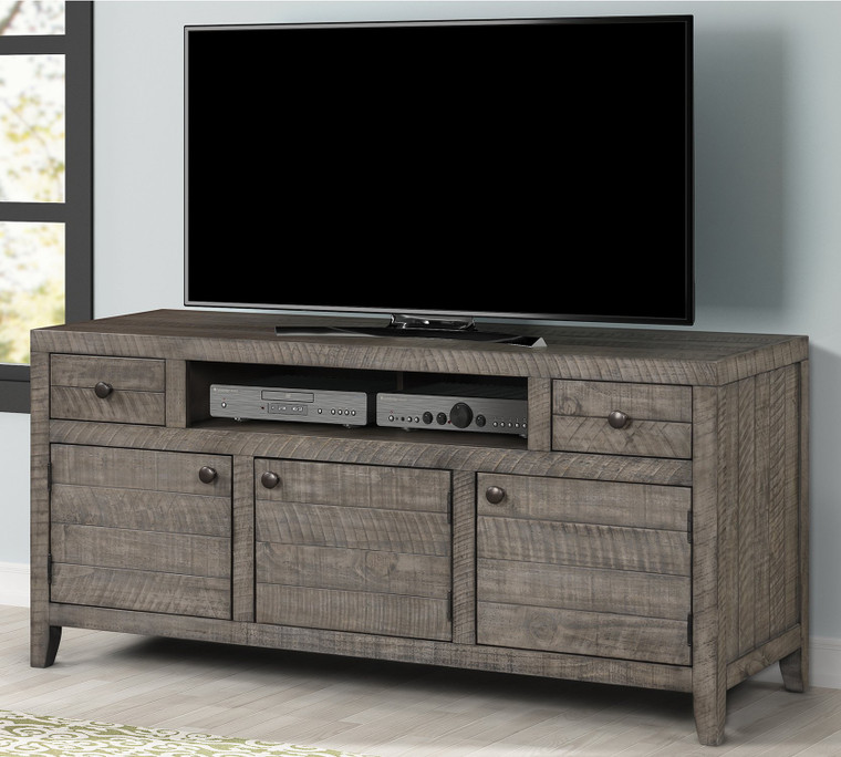 Parker House Tempe - Grey Stone 63 In. Tv Console TEM#63-GST