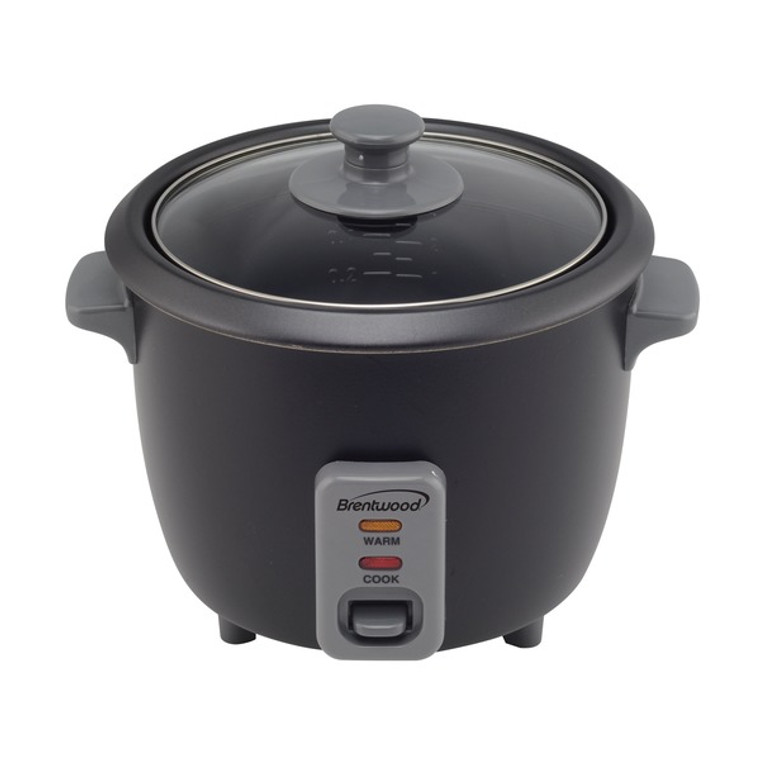 4-Cup Uncooked/8-Cup Cooked Rice Cooker And Food Steamer (Black) BTWTS700BK By Petra