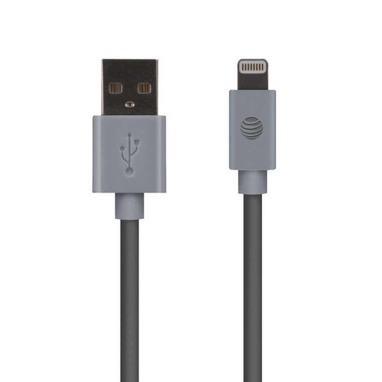 4-Foot Pvc Charge And Sync Lightning(R) Cable (Gray) CETPVLC1GRY By Petra