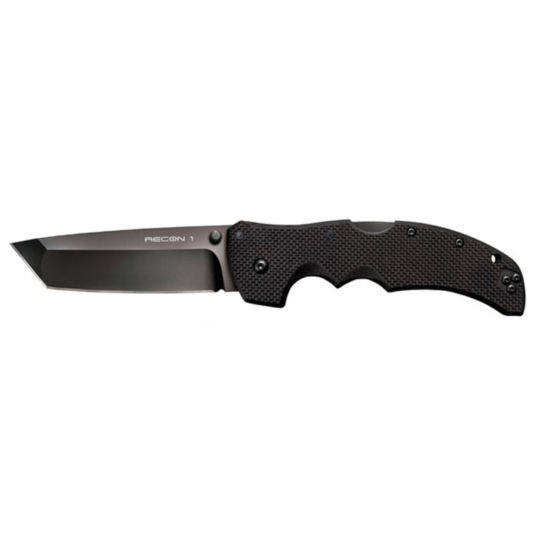 Recon 1(R) Tanto-Point Plain-Edge Pocket Folding Knife COLD27BT By Petra