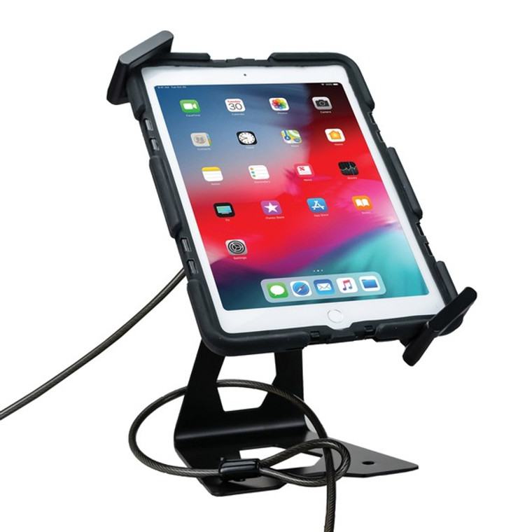 Universal Case-Compatible Security Kiosk Stand For 7-Inch To 13-Inch Tablets CTAPADUCCSK By Petra