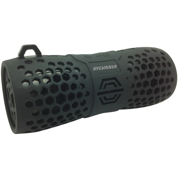 Water-Resistant Portable Bluetooth(R) Speaker (Black) CURSP332BLK By Petra