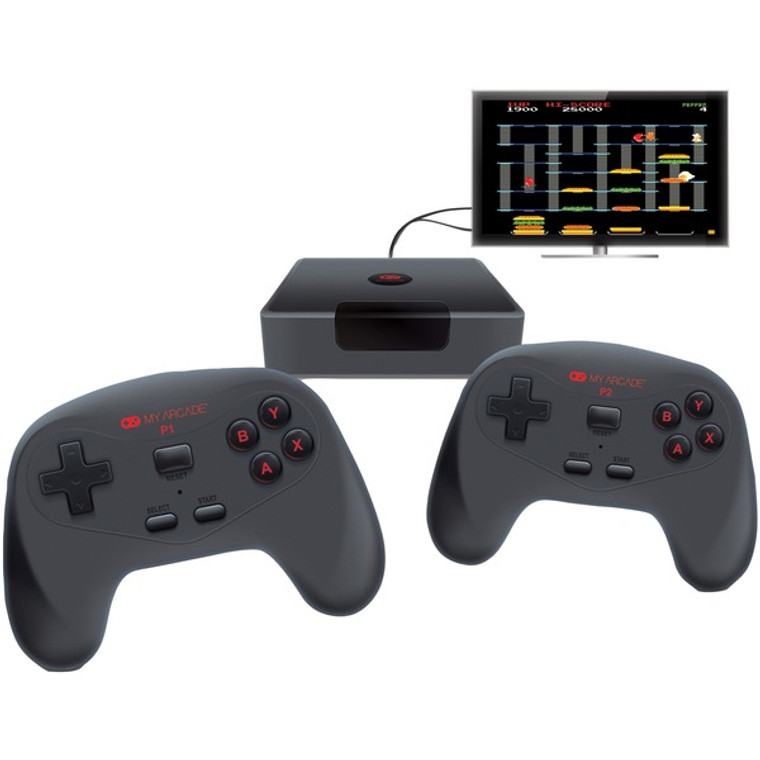 Gamestation Wireless Plug & Play Game Console With 2 Controllers DRMDGUNL3213 By Petra