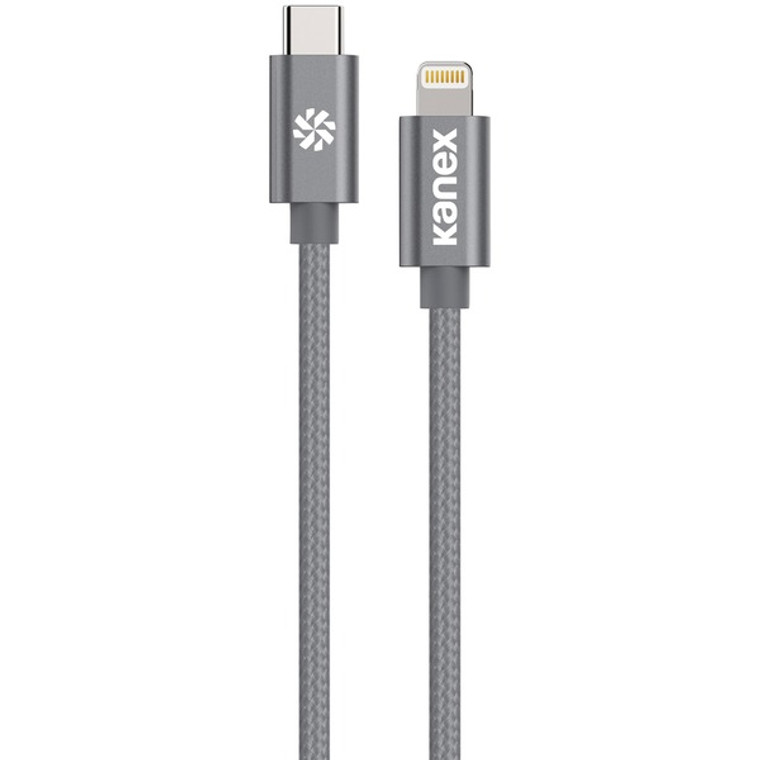 Premium Durabraid(R) Usb-C(Tm) To Lightning(R) Cable, 6 Feet (Space Gray) KANK15715282MS By Petra