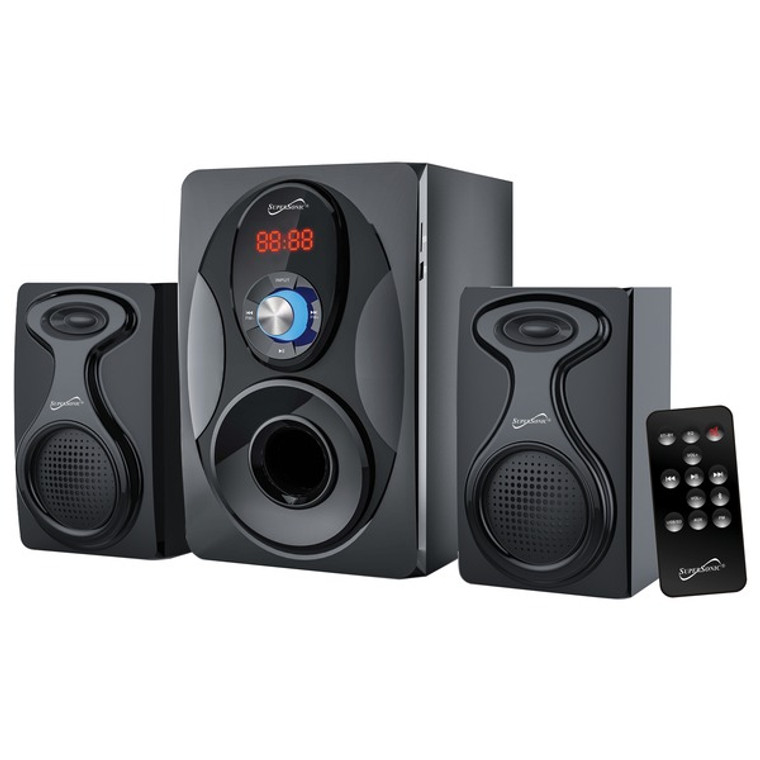 Bluetooth(R) Multimedia Speaker System With Remote Control SSCSC1129BT By Petra