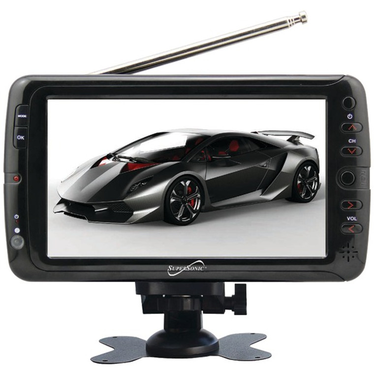7" Tft Portable Digital Lcd Tv, Ac/Dc Compatible With Rv/Boat SSCSC195 By Petra