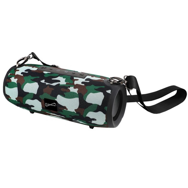 Portable Bluetooth(R) Speaker With True Wireless Technology (Camo) SSCSC2325BTCMO By Petra