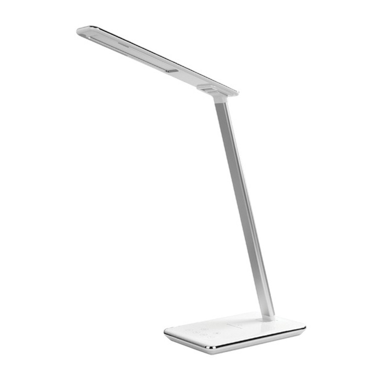 Led Desk Lamp With Qi(R) Charger (White) SSCSC6040QIWHT By Petra