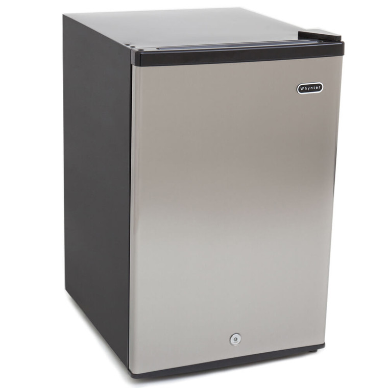 Energy Star 2.1 Cu. Ft. Stainless Steel Upright Freezer With Lock CUF-210SS By Whynter