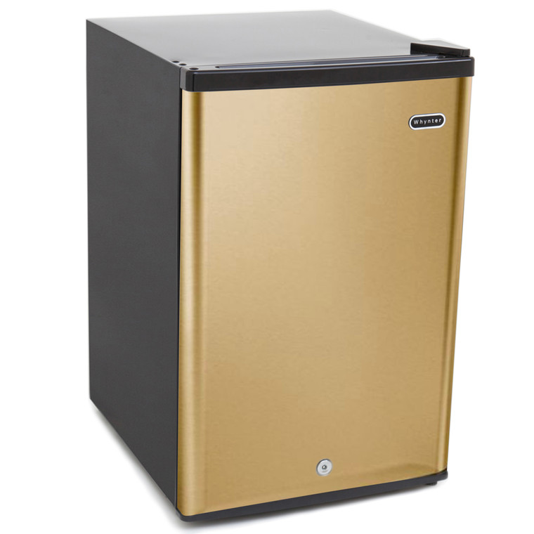 2.1 Cu.Ft Energy Star Upright Freezer With Lock In Rose Gold CUF-210SSG By Whynter