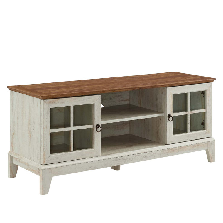 Isle 47" Tv Stand EEI-2544-WAL-WHI By Modway Furniture