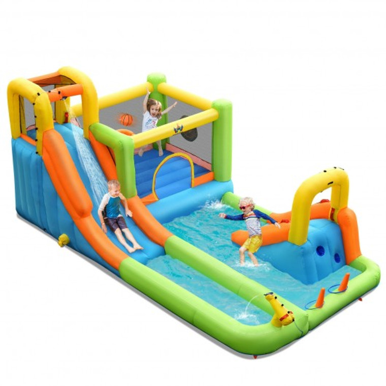 Inflatable Water Slide Park Bounce House Without Blower OP70654